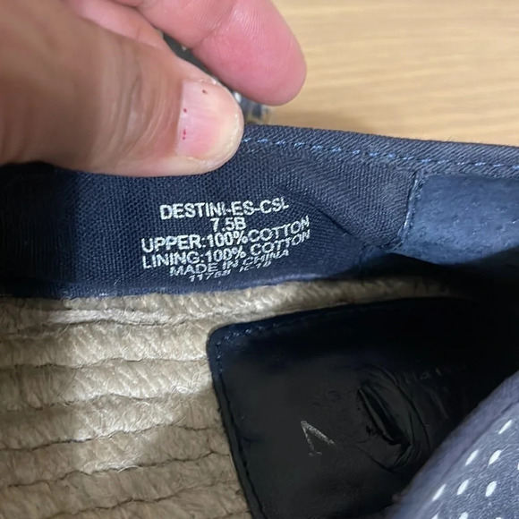 Lauren Ralph Lauren Womens Flats Polka Dots
Destini Espadrilles Navy Blue 7.5B - Picture 11 of 14